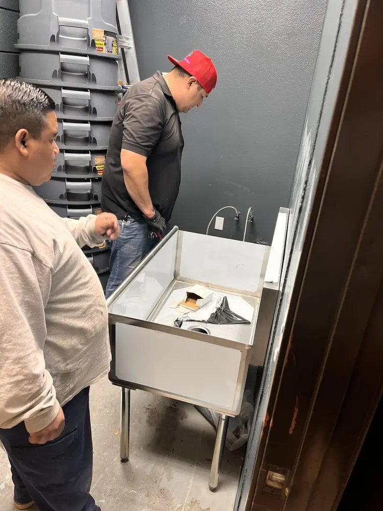 Commercial plumbing and sink installation in Evergreen Park